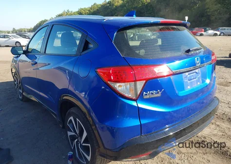 2019 Honda Hr-V Sport из США, поврежденный, VIN 3CZRU6H10KM741657